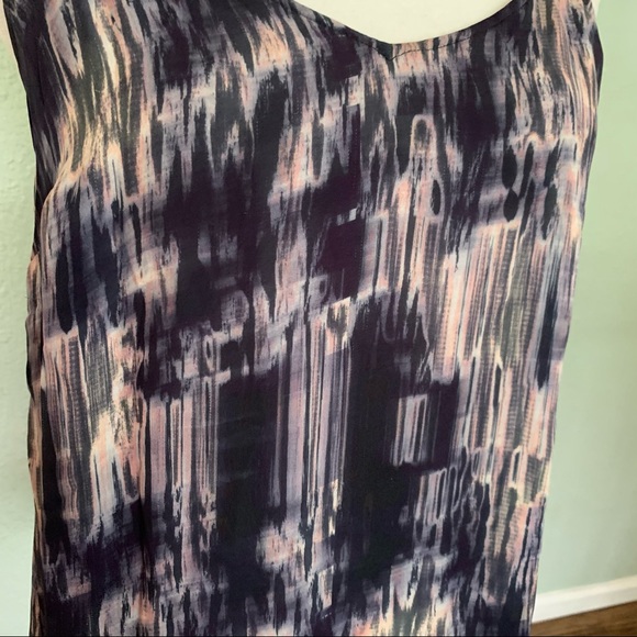 Rebecca Minkoff silk watercolor top size small - Picture 2 of 8